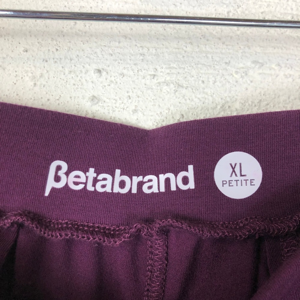 Betabrand Womens All Day Flowy Split Leg Pull On Pants Size XL P Purple - Picture 10 of 11